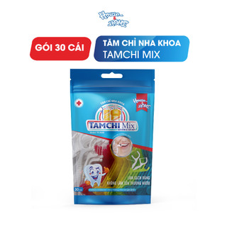 Combo 2 Túi Tăm Chỉ Nha Khoa TAMCHI MIX Gói 30 Cái TCTH001, Làm Sạch Kẽ Răng Hiệu Quả, Bảo Vệ Nướu
