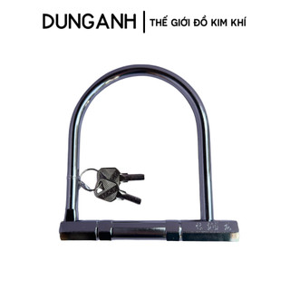 Khoá chữ U Kim khí Dung Anh khóa chữ U inox chống trộm loại nhỏ, to