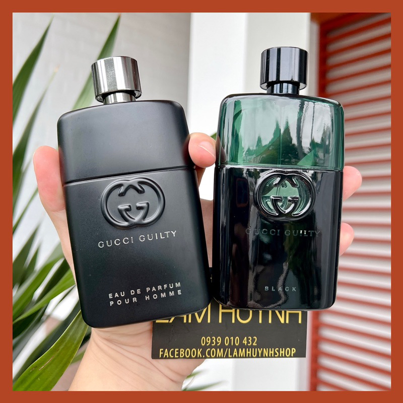 Nước Hoa Nam Gucci Guilty Pour Homme Edp Black 5ml 10ml 20ml Shopee Việt Nam