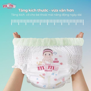 Bỉm dán/quần MOMO DIAMOND ORGANIC S64,M62,M60,L54,XL50,XXL48,XXXL46