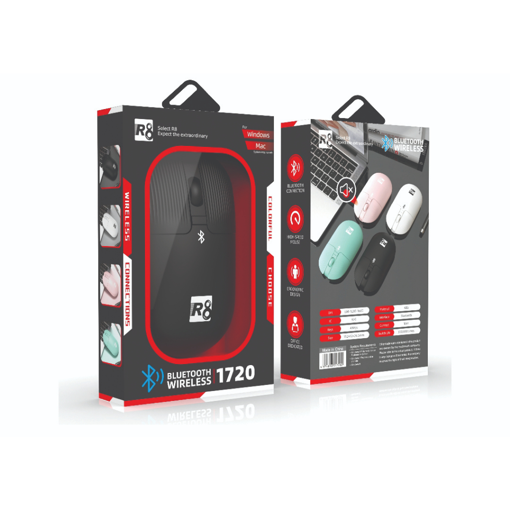 CHUỘT MÁY TÍNH 1720 R8 ĐEN | Shopee Việt Nam