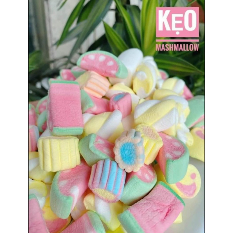 Kẹo bông marshmallow Thái Lan( Hũ Gấu Lớn) 300GR