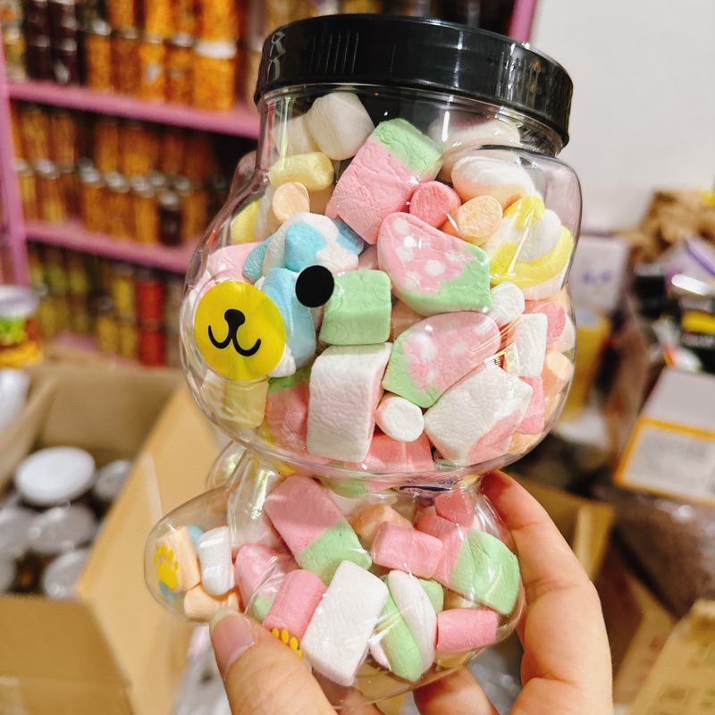 Kẹo bông marshmallow Thái Lan( Hũ Gấu Lớn) 300GR