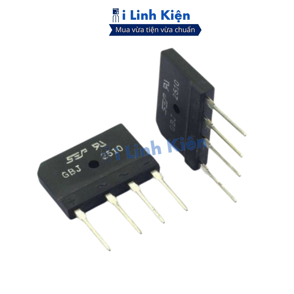 GBJ2510 Diode cầu 25A 1000V chính hãng ilinhkien