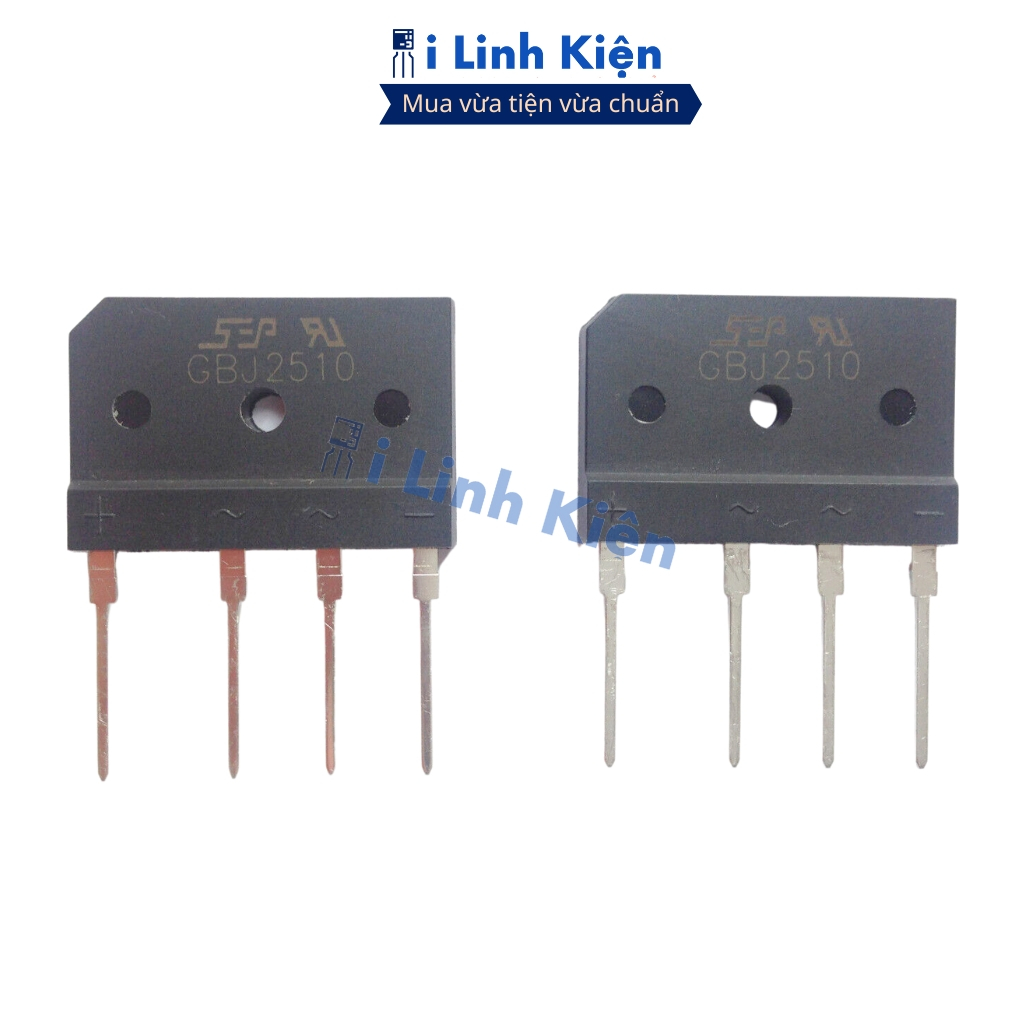 GBJ2510 Diode cầu 25A 1000V chính hãng ilinhkien