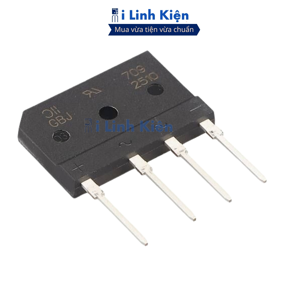 GBJ2510 Diode cầu 25A 1000V chính hãng ilinhkien