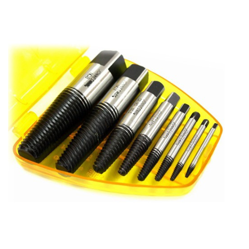 Bộ dụng cụ nhổ bu lông gãy chính hãng 8 chi tiết (8 mũi tròn 1/8″- 1-1/8'')