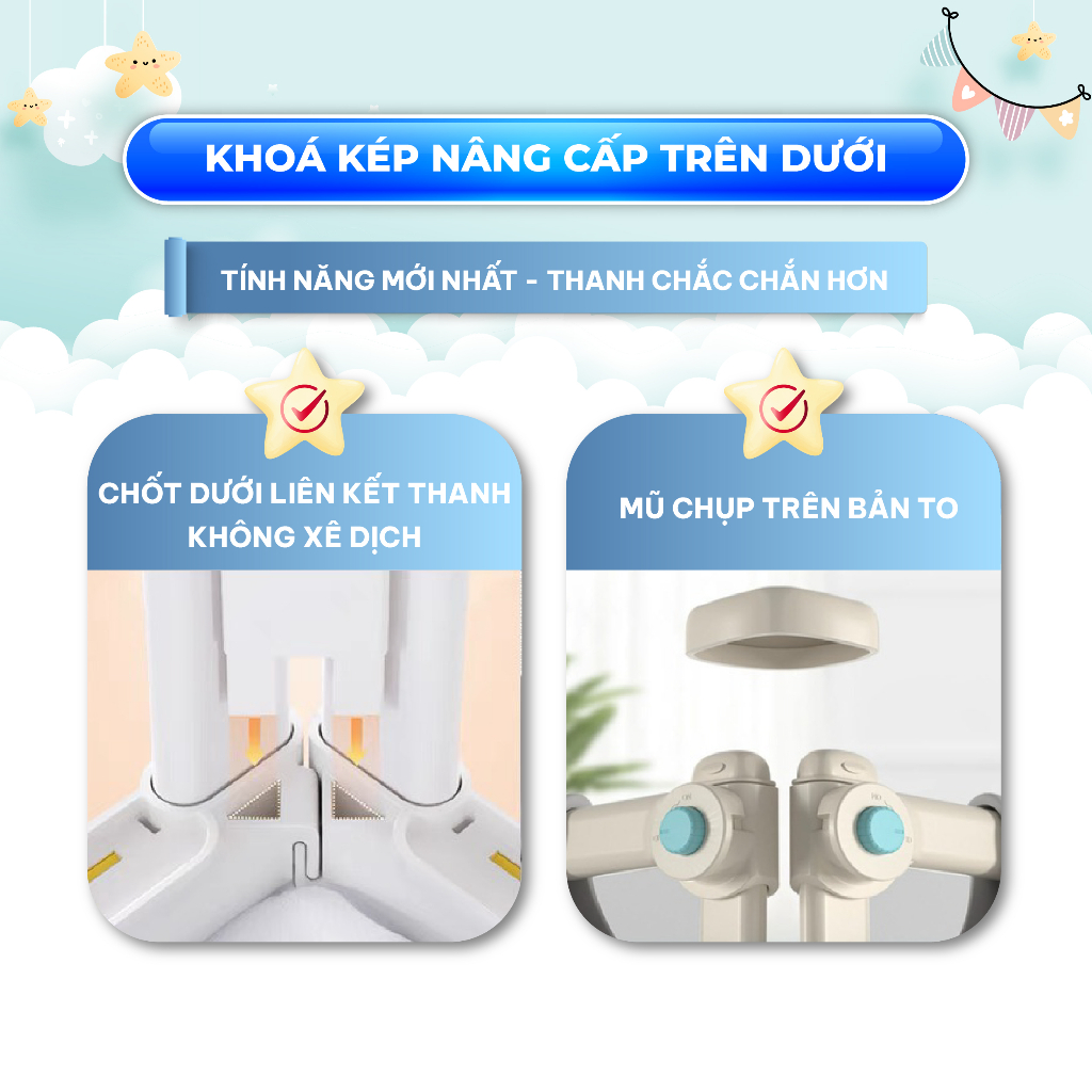 [Đánh Giá] Thanh Chắn Giường Pakey SB2 Premium 2024 Có Tốt Không? Giá Bao Nhiêu? - Hình ảnh chi tiết cận cảnh sản phẩm thực tế