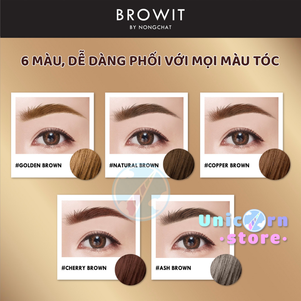 Chì Kẻ Mày Siêu Mảnh Browit By Nongchat Pro Slim Brow Pencil 0.06g