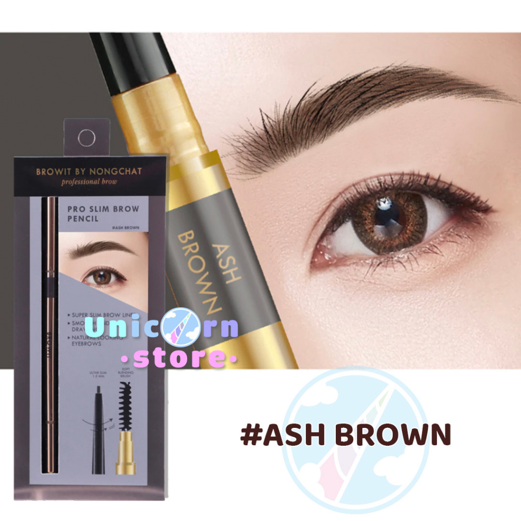 Chì Kẻ Mày Siêu Mảnh Browit By Nongchat Pro Slim Brow Pencil 0.06g