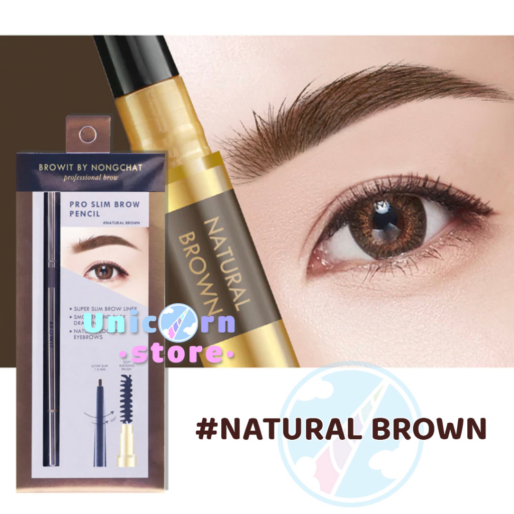 Chì Kẻ Mày Siêu Mảnh Browit By Nongchat Pro Slim Brow Pencil 0.06g