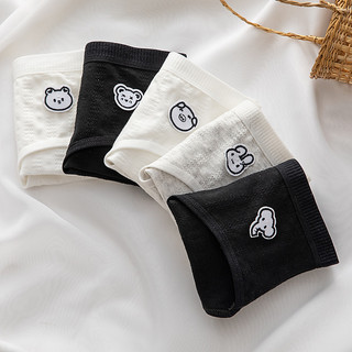 Quần lót nữ cotton thông thoáng kháng khuẩn thấm hút tốt lưng thun co giãn 4 chiều King Shop LA-68