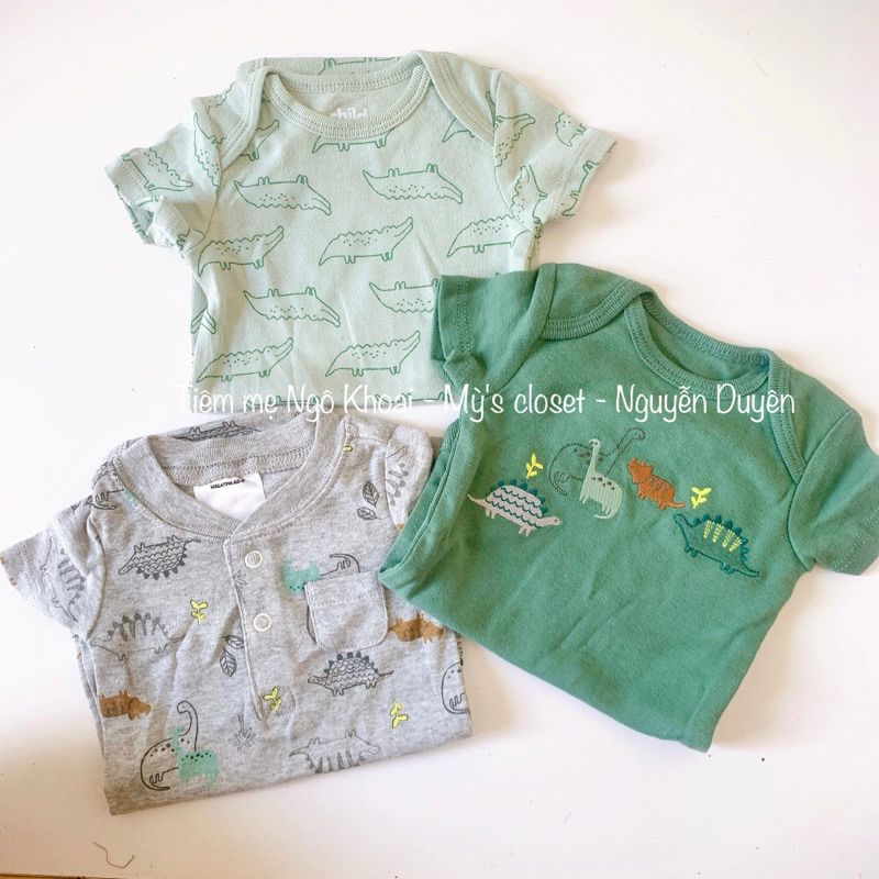 [MD116] 18-24M/11-13kg Body chip ngắn tay bé trai chất liệu cotton mềm mát