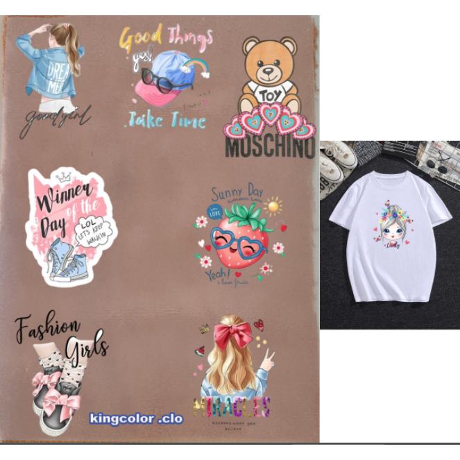 HÌNH ỦI QUẦN ÁO-Hình MAMA ỦI ÁO- ủi áo trực tiếp bằng bàn là bàn ủi  -Hình in chuyển nhiệt -Gía Khuyến Mãi