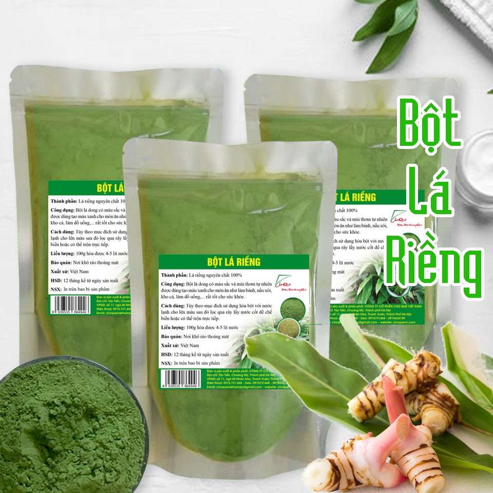 Bột lá riềng 500g nguyên chất Chợ Quê | Shopee Việt Nam