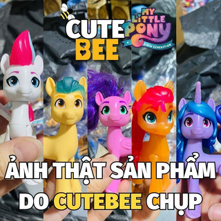Búp bê ngựa My Little Pony cao 8cm bản A NEW GENERATION - Biệt đội Pony lấp lánh Sunny, Izzy, Hitch, Pipp, Zipp
