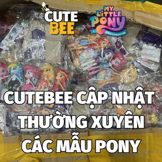 Búp bê ngựa My Little Pony cao 8cm bản A NEW GENERATION - Biệt đội Pony lấp lánh Sunny, Izzy, Hitch, Pipp, Zipp