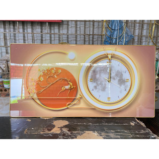 Đồng Hồ Treo Tường Decor Tráng Gương 'HƯU TÀI LỘC,CÁ CHÉP,CÔNG GIÁO'' in Uv 5D Cao Cấp