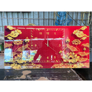 Đồng Hồ Treo Tường Decor Tráng Gương 'HƯU TÀI LỘC,CÁ CHÉP,CÔNG GIÁO'' in Uv 5D Cao Cấp