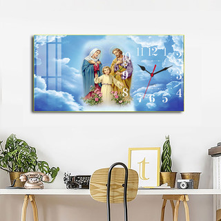 Đồng Hồ Treo Tường Decor Tráng Gương ''CÔNG GIÁO,THIÊN CHÚA GIÁO,HƯU TÀI LỘC'' in Uv 5D Cao Cấp