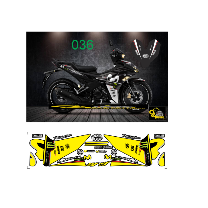 tem rời EXCITER 155C cao cấp đa dạng màu sắc