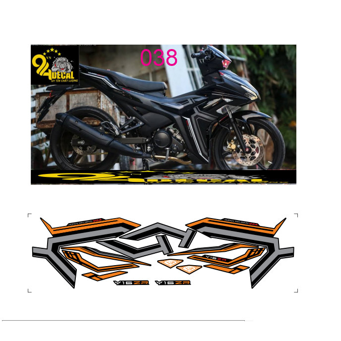 tem rời EXCITER 155C cao cấp đa dạng màu sắc