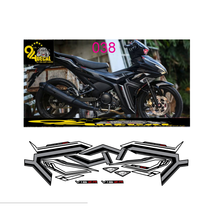 tem rời EXCITER 155C cao cấp đa dạng màu sắc