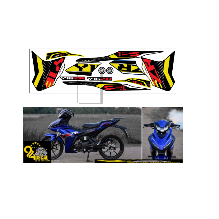 tem  rời EXCITER 155C cao cấp đa dạng màu sắc