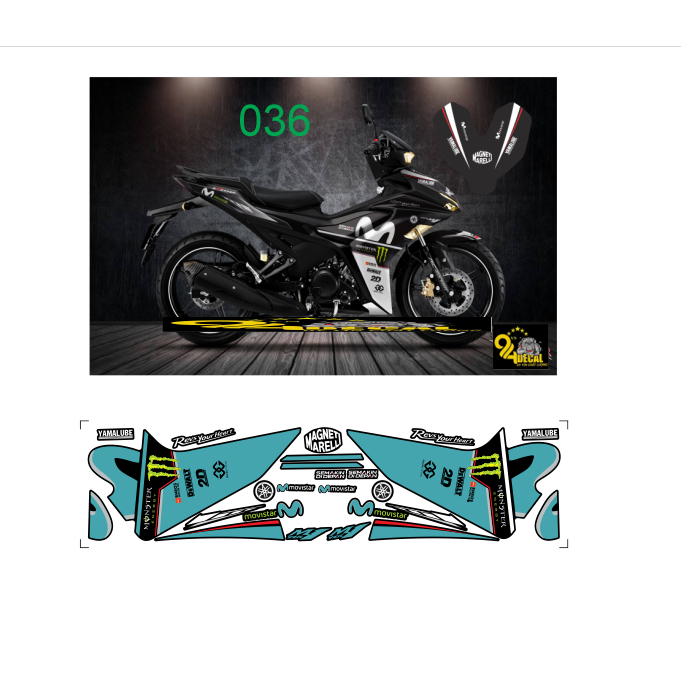 tem rời EXCITER 155C cao cấp đa dạng màu sắc