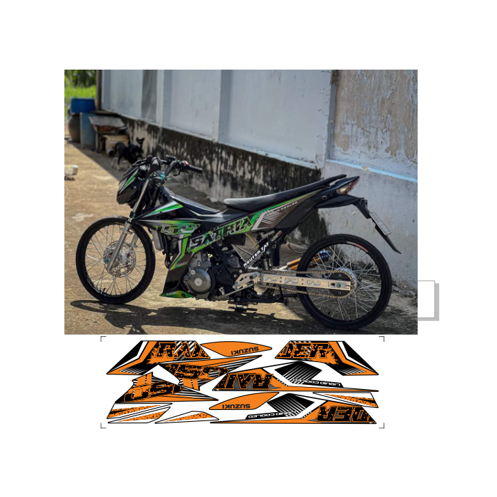 tem rời SATRIA 150C cao cấp đa dạng màu sấc