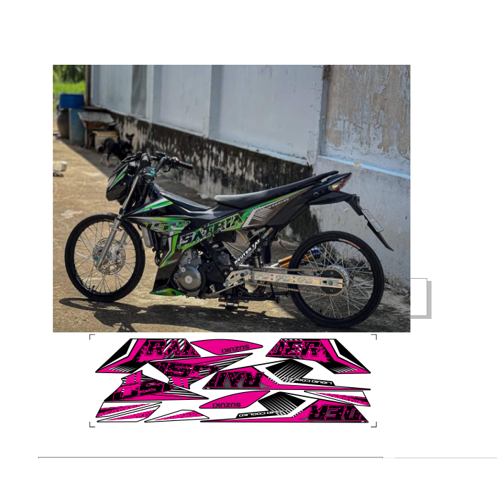 tem rời SATRIA 150C cao cấp đa dạng màu sấc