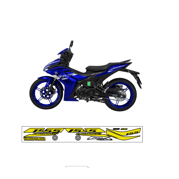 tem rời EXCITER 155C cao cấp đa dạng màu sắc