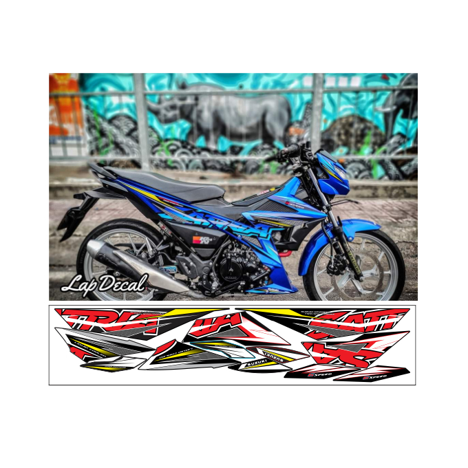 tem rời SATRIA 150C cao cấp đa dạng màu sắc