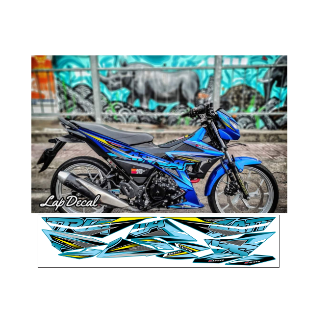 tem rời SATRIA 150C cao cấp đa dạng màu sắc