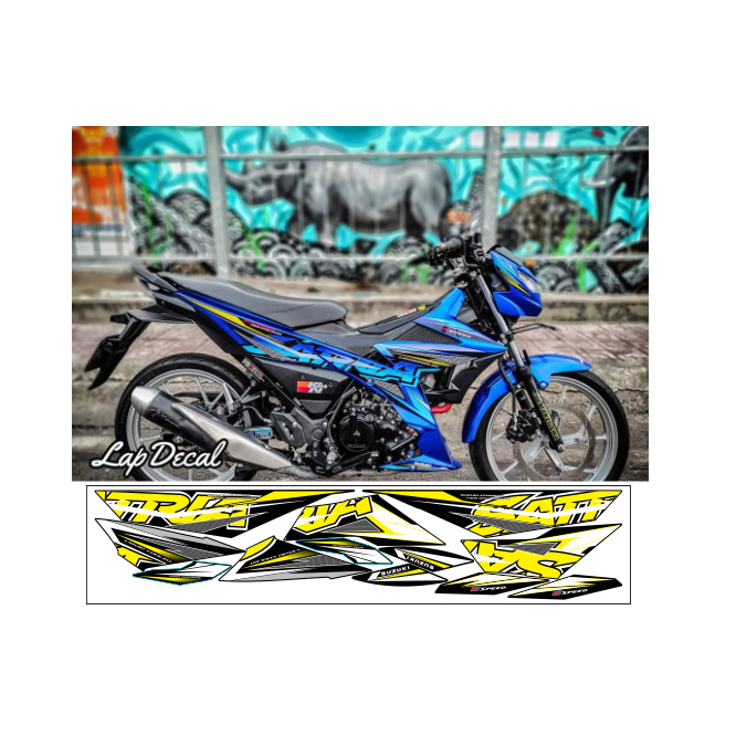tem rời SATRIA 150C cao cấp đa dạng màu sắc