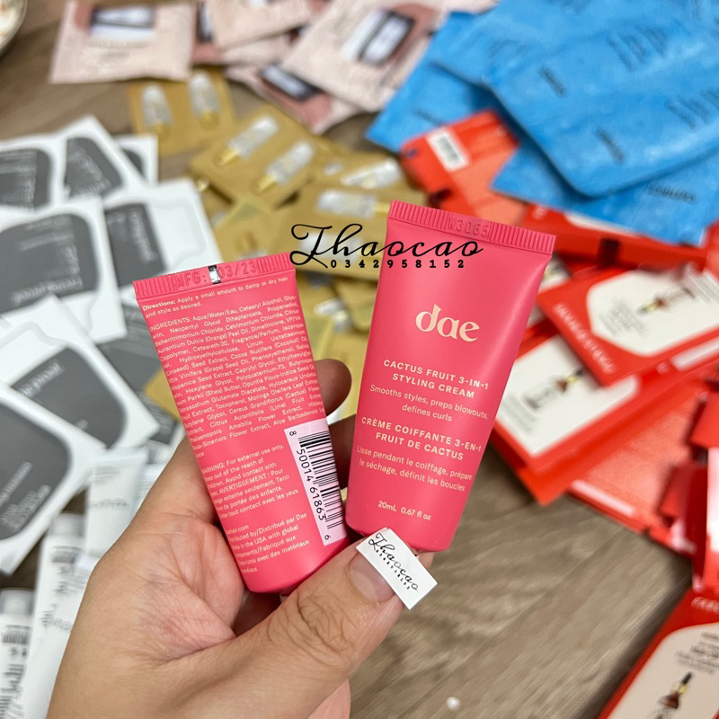 [ Minisize 20ml ] Kem Tạo Kiểu Tóc Dae Cactus Fruit 3 in 1 Styling