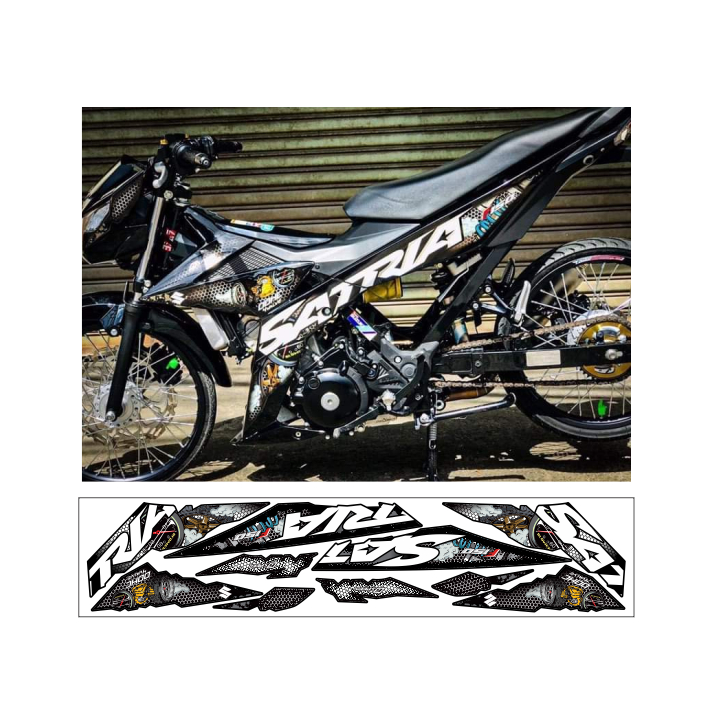 tem rời SATRIA 150C cao cấp đa dạng màu sắc