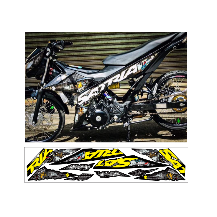 tem rời SATRIA 150C cao cấp đa dạng màu sắc