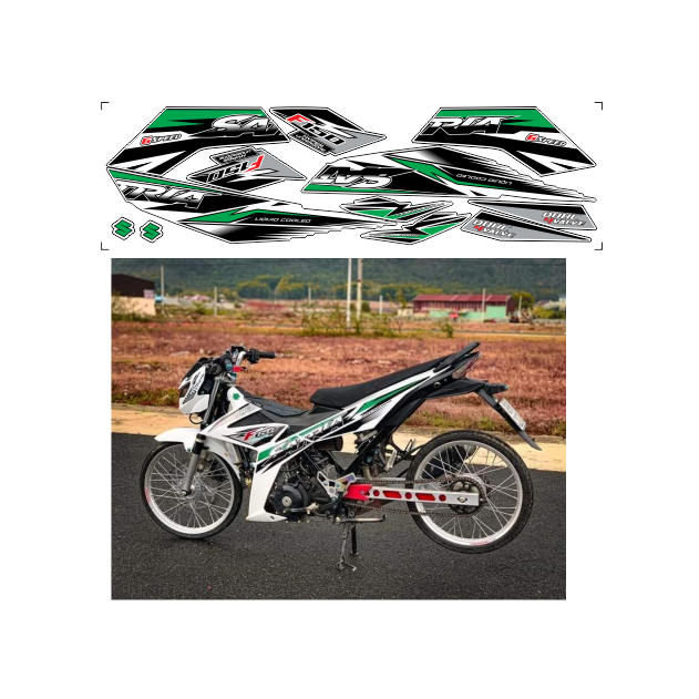tem rời SATRIA 150C cao cấp đa dạng màu sắc