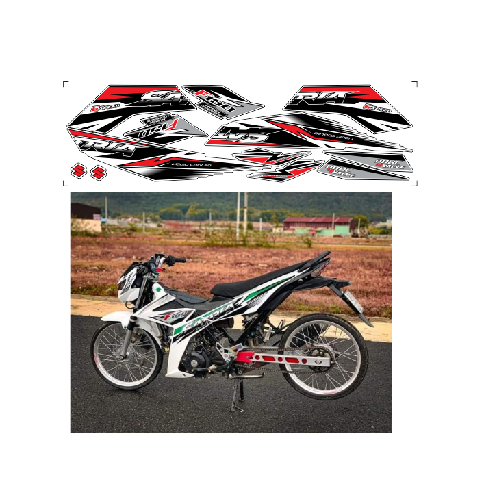 tem rời SATRIA 150C cao cấp đa dạng màu sắc