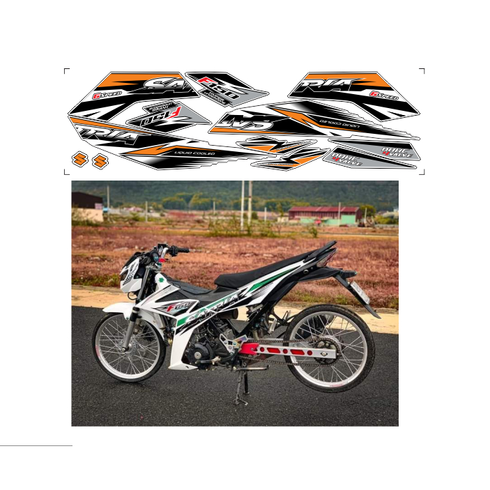 tem rời SATRIA 150C cao cấp đa dạng màu sắc