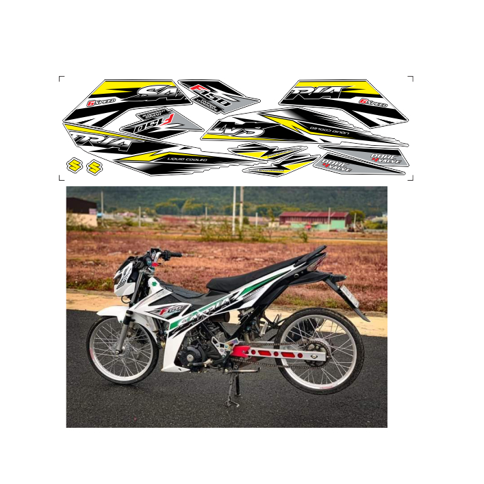 tem rời SATRIA 150C cao cấp đa dạng màu sắc