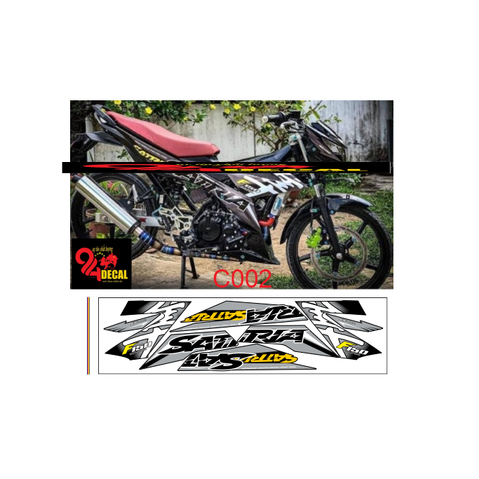 tem rời SATRIA 150c cao cấp đa dạng màu sắc