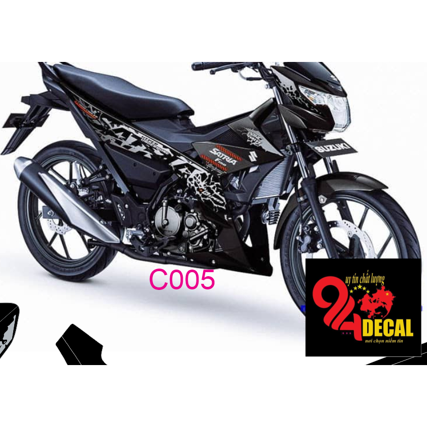 tem rời SATRIA 150c cao cấp đa dạng màu sắc