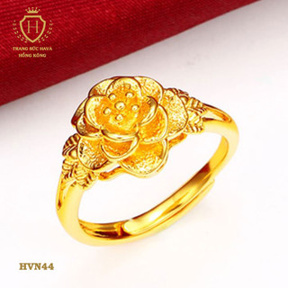 SET COMBO Bộ Trang Sức Hoa Mai - Dây Chuyền, Lắc Tay, Nhẫn, Bông Tai Titan Xi Mạ Vàng Trang Sức Hava