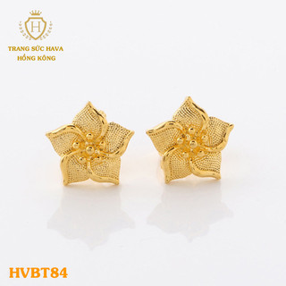 SET COMBO Bộ Trang Sức Hoa Mai - Dây Chuyền, Lắc Tay, Nhẫn, Bông Tai Titan Xi Mạ Vàng Trang Sức Hava