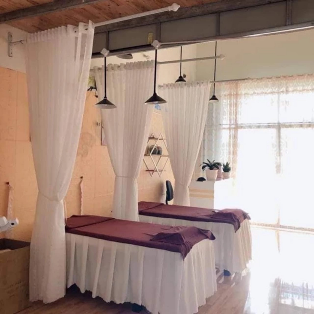 [Rèm Spa ] Combo Khung + Rèm Spa,Rèm Spa Gắn Tường Tiện Lợi,Chắc Chắn ...