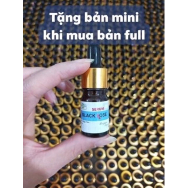 Serum Black Rose 5ml Mul Rose Chính Hãng Cấp Ẩm Sáng Mịn Da Mini