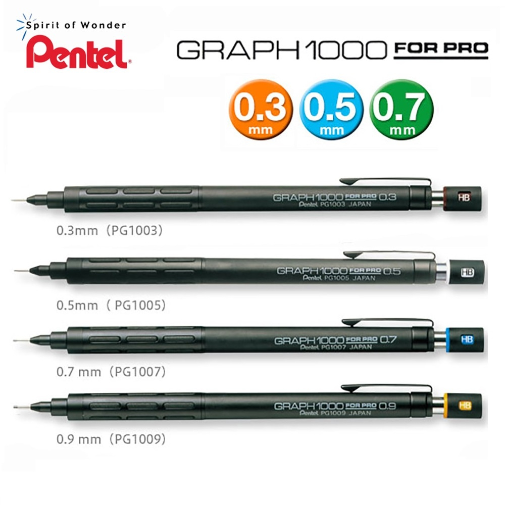 Bút chì bấm cơ khí Pentel graph 1000 for Pro Shopee Việt Nam