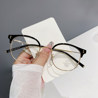 Kính nửa gọng thời trang nam nữ cao cấp không độ , Gọng kính cận chống ánh sáng xanh Stylye K025